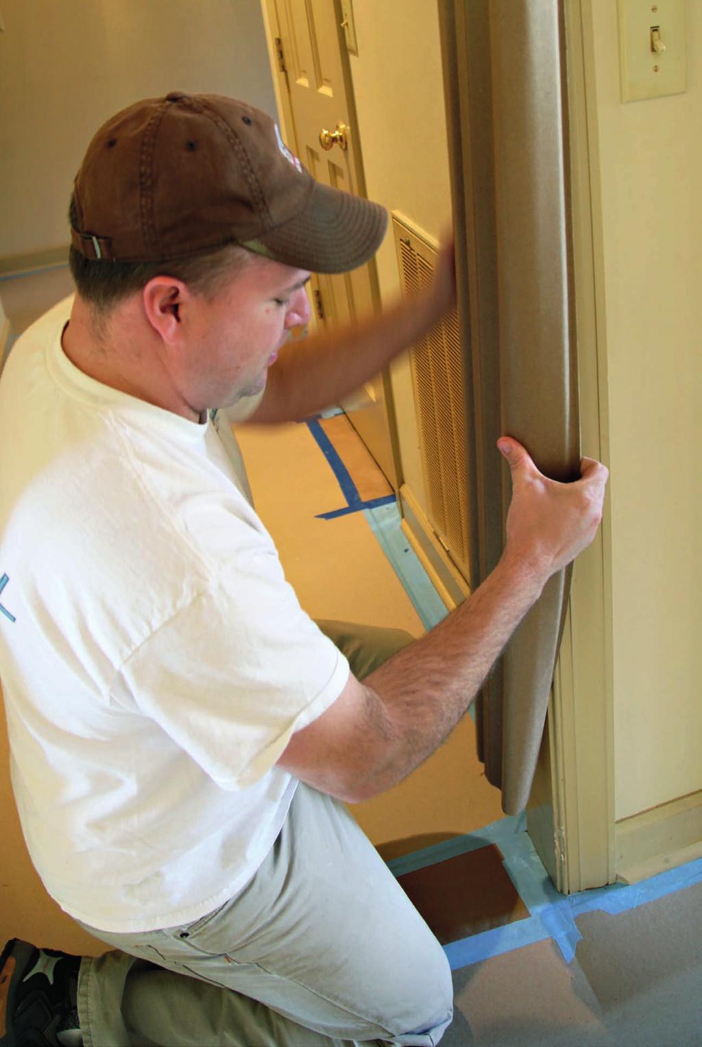 Dørkarmbeskyttelse Enkel og perfekt beskyttelse av dørkarmer Vår