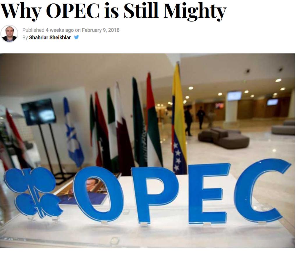 OPEC har mistet makt, men er