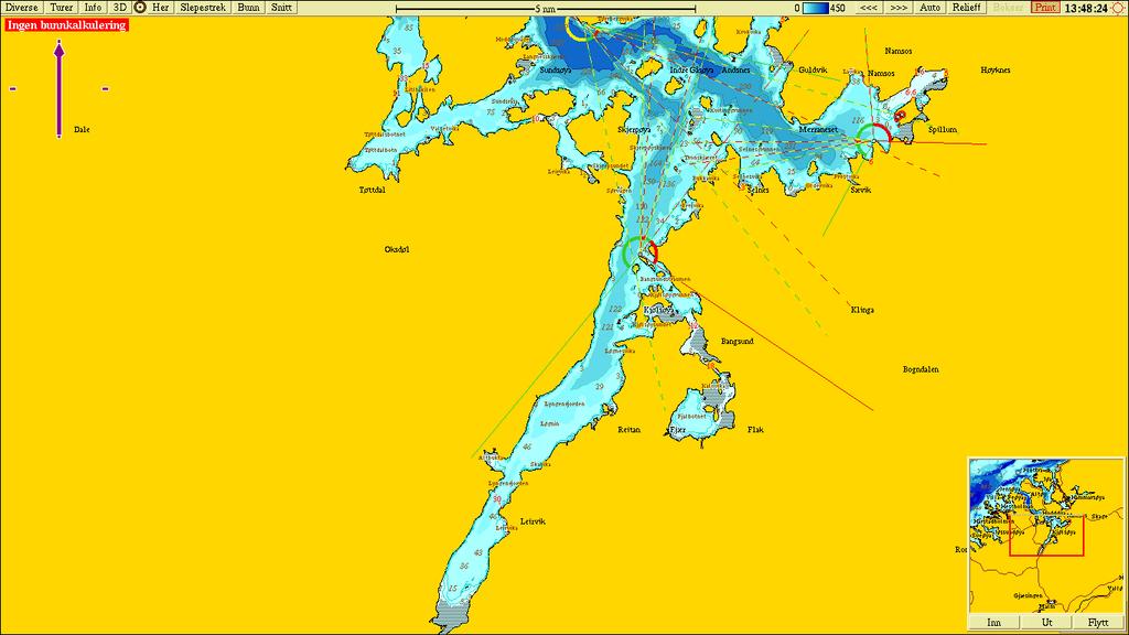 Bakgrunn: Aqua Kompetanse har utført havbunnskartlegging ved Geitaneset i Namsenfjorden, og denne rapporten inneholder prosesserte bunndata som beskriver vanndybde og topografi fra det aktuelle