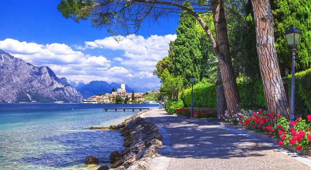 1 ROMANTISKE GARDASJØEN En storslått reise til et av Europas mest naturskjønne områder - Gardasjøen.