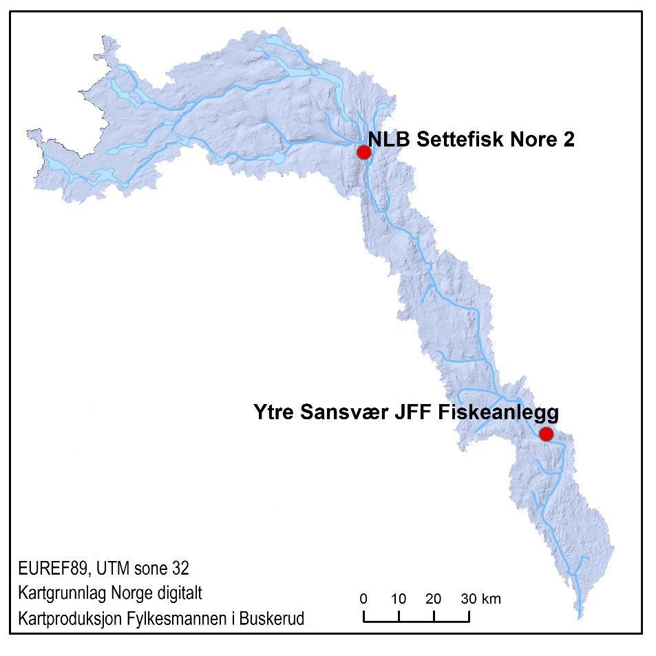 8.5 Numedalslågen Kultiveringssona omfatter nedslagsfeltet til Numedalslågen for den delen som ligger i Buskerud. I de nedre 2-3 km av sona er det laks.