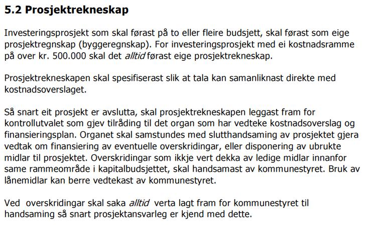 kommune Utdrag frå noverande 