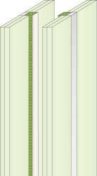 Ensidig fuge Tosidig fuge 30mm: Gips / Mur / Betong Gipsvegg 12,5mm 1) - - 120 120 30mm: Gips / Mur / Betong Gipsvegg 12,5mm 2) - - 120 120 30mm: Gips / Mur / Betong Gipsvegg 25mm 3) - - 120 120