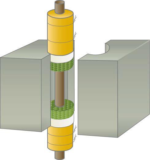 Detaljtegninger FR AKRYL STÅLRØR BRANNMOTSTAND EI 60 C/U (E 90 C/U) Stålrør Ø219mm 15mm over- eller underside STÅLRØR BRANNMOTSTAND EI 90 C/U (E 120 C/U) Stålrør Ø219mm 25mm over- eller underside