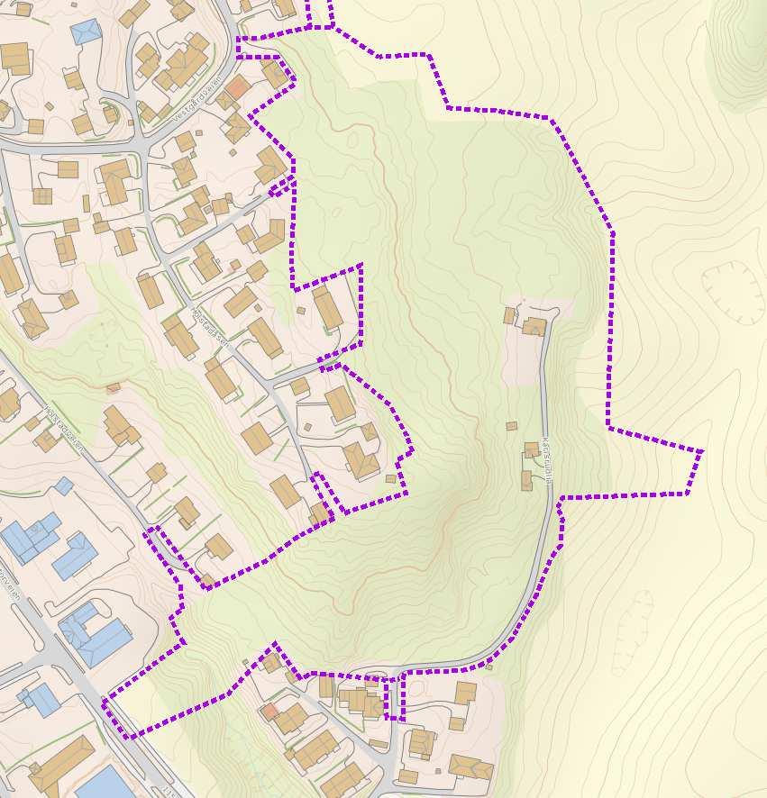 2 OVERVANNSHÅNDTERING HOLSTADÅSEN ØST 2 Planområdet 2.