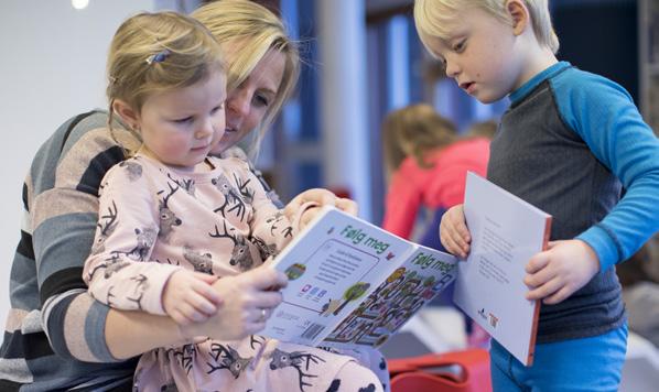 Biblioteket i Brumunddal blir flittig brukt av de kommunale barnehagene i nærmiljøet. Investeringsregnskapet (beløp i kr 1.
