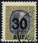 Island Best.nr.: 2403 5 kr rødbrun/grå Chr. IX 1902-04.