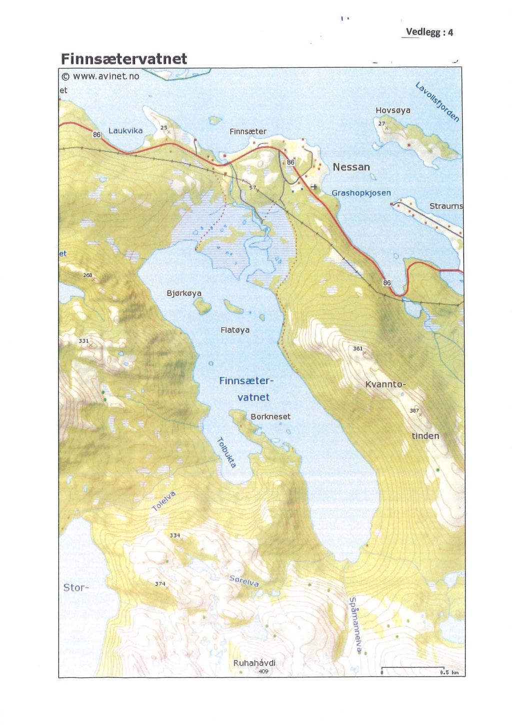 l. Vedlegg: 4 Finnsætervatnet www. av inet.
