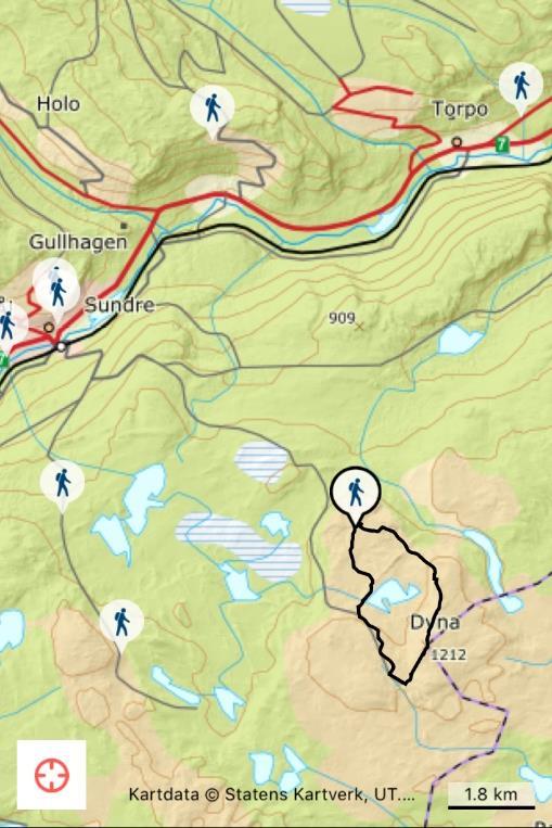 com/no/adventures/2368/dyna Ligger på 5 Turruta er tilknyttet / Opplevelseskvaliteter