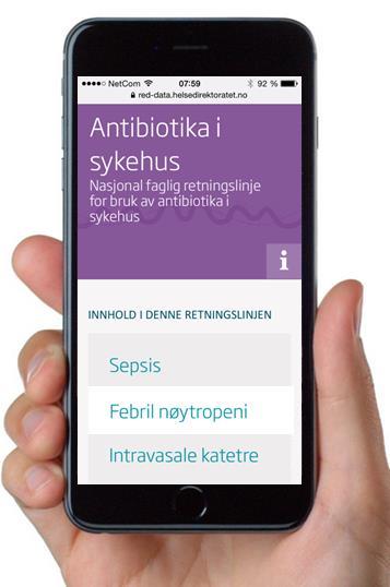 Nasjonale faglige retningslinjer for antibiotikabruk i