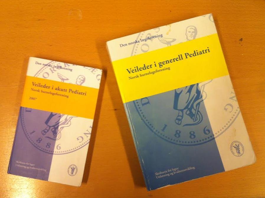 Veiledere fra Norsk Barnelegeforening (NBF) Historikk på papir 1998: 1.
