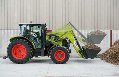 CLAAS SHOCK ELIMINATOR kan kobles ut dersom det kreves for spesielle oppgaver.