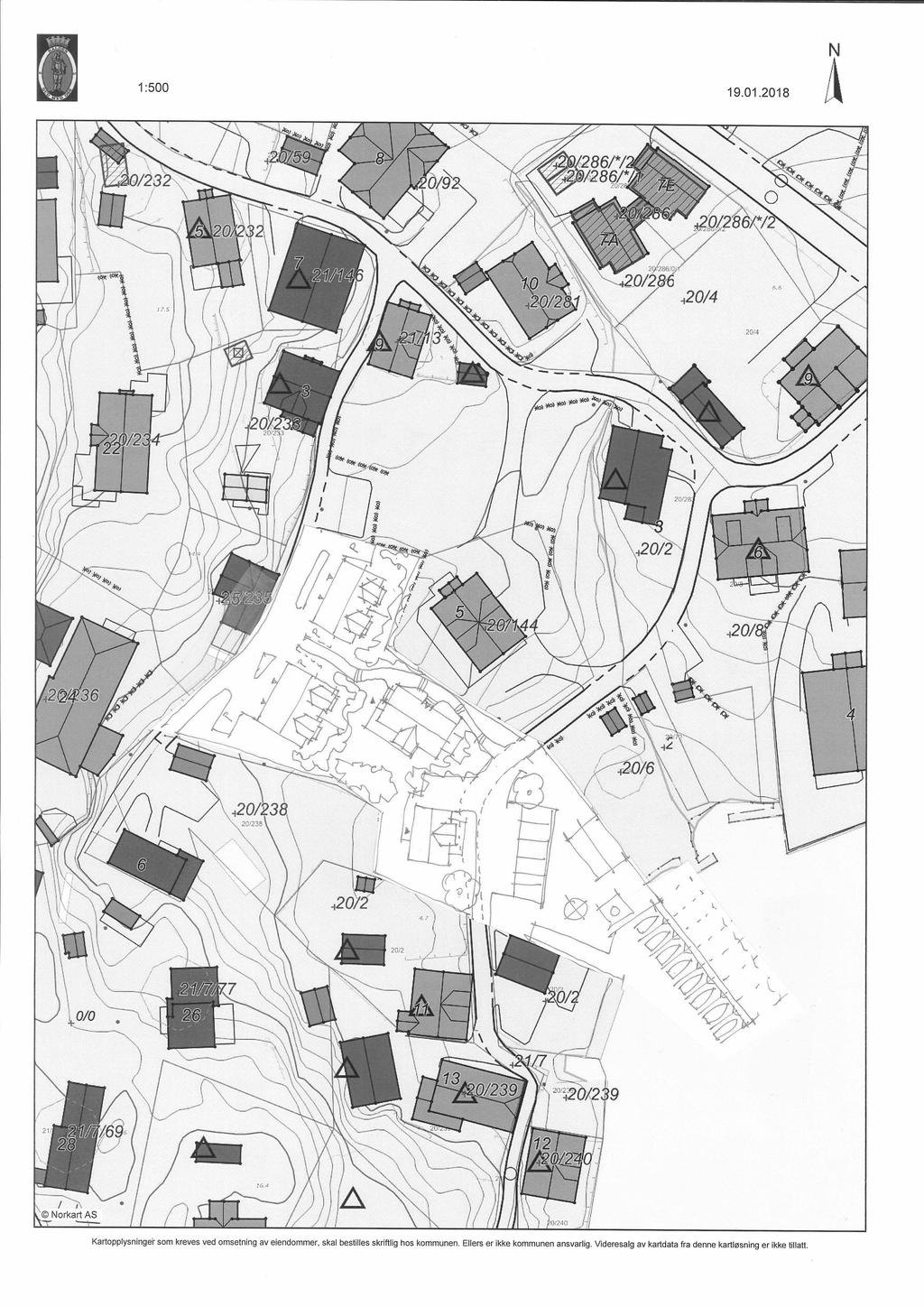 TEGNINGSUNDERLAG OPPRETTET I ARCHICAD - ORGINALSTØRRELSE TEGNING A3 ALT 4 75m2 BTA pr etasje. Vertikaldelt 85m2 BTA pr etasje.