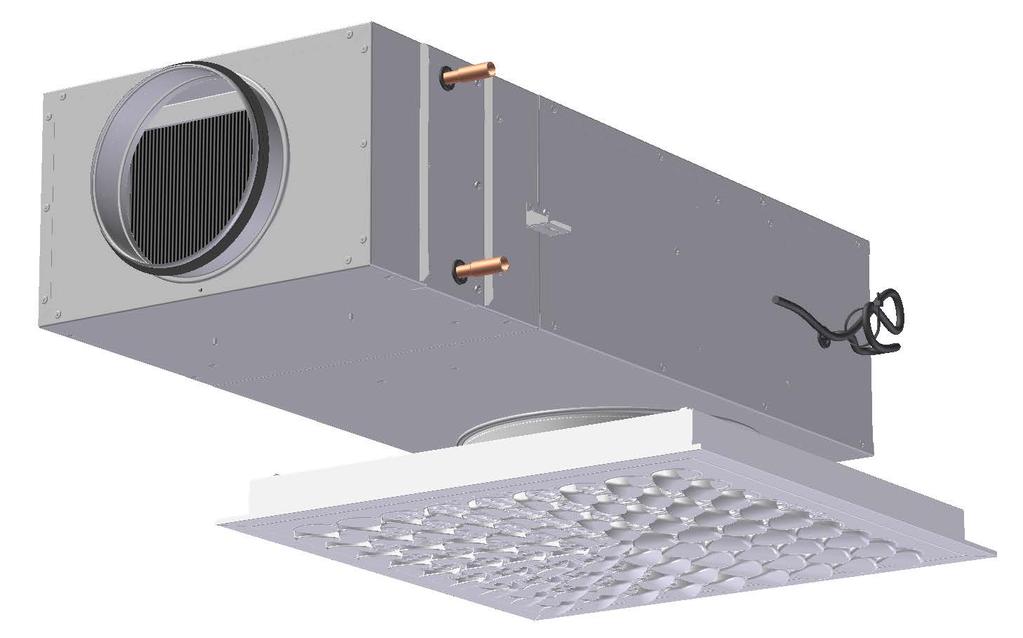 Sirius Comfort ANVENDELSE Orion-Opus med Sirius Comfort er en tilluftsenhet med VAV-funksjon og varme-funksjon. Den anvendes som volumregulator og tilluftsenhet i behovsstyrte ventilasjonssystemer.