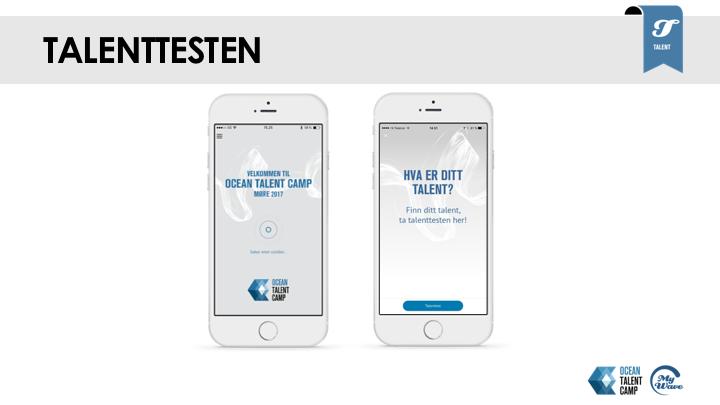 Talent-test Her kan elevene ta en liten pause og finne frem datamaskinen eller smarttelefonen sin, for så å lete frem nettadressen / appen og ta talenttesten
