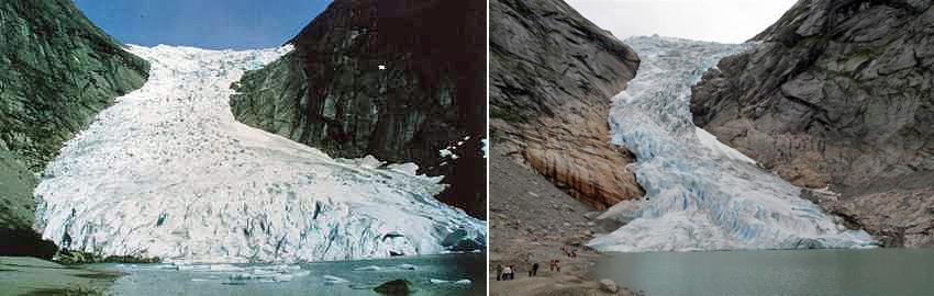 Isen som forsvant Kartlegging av endret isbreareal ved bruk av historiske kart The ice that