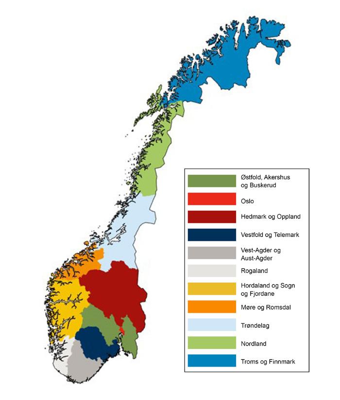 Innledning Regionreformen Stortinget behandlet 8. juni 2017 regionreformen og fra 2020 vil det være 11 fylker inkludert Oslo.
