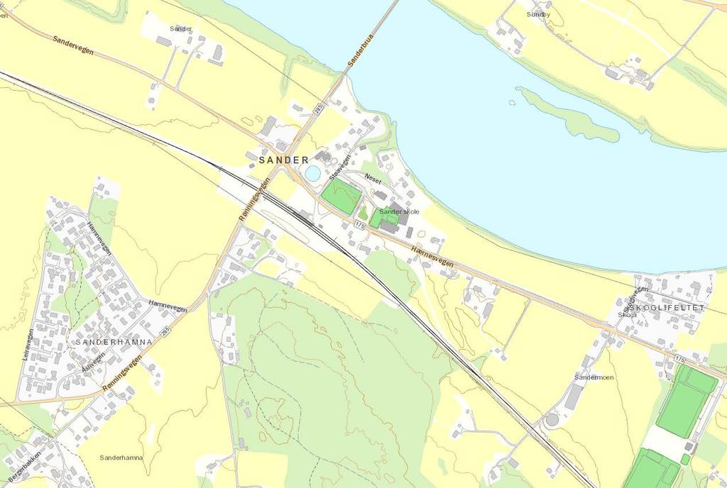 3 Sander er et lite tettsted i Sør-Odal kommune med ca. 300 innbyggere. Sander stasjon ble åpnet samtidig med Kongsvingerbanen i 1862.