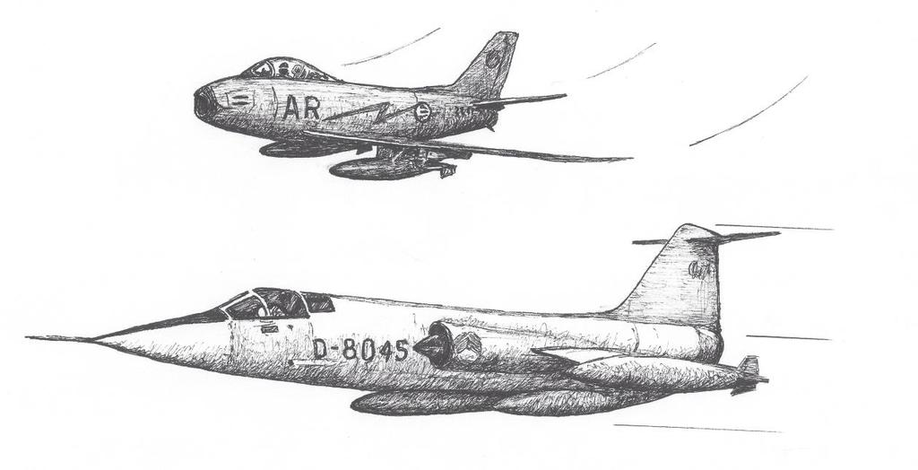 På dette tidspunktet sitter radarkontrollør, løytnant Jonny Sletten og overvåker luftrommet fra sin posisjon på Mågerø. Han har kontakt med et norsk F-86 Sabre jagerfly som ligger sørøst av Kongsberg.