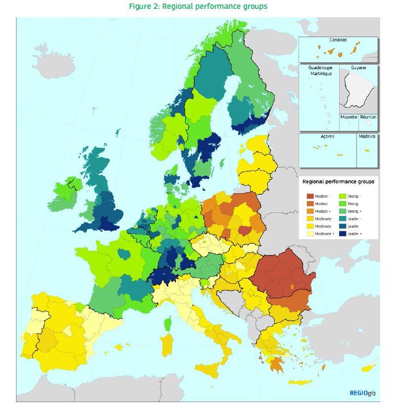 Norge går godt Regional innovation scoreboard 2017: Alle norske regioner er sterke innovatører