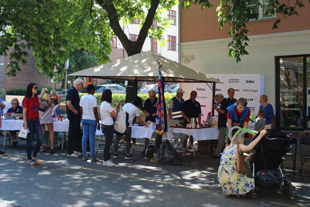 Fruktbart samarbeid i Oslo. Kíwanis Club Oslo og Junior Chamber International Oslo under kastanjetrærne i Bygdøy allé! Lørdag 02. juni 2018 var det igjen Bygdøy allé dag på Frogner i Oslo.