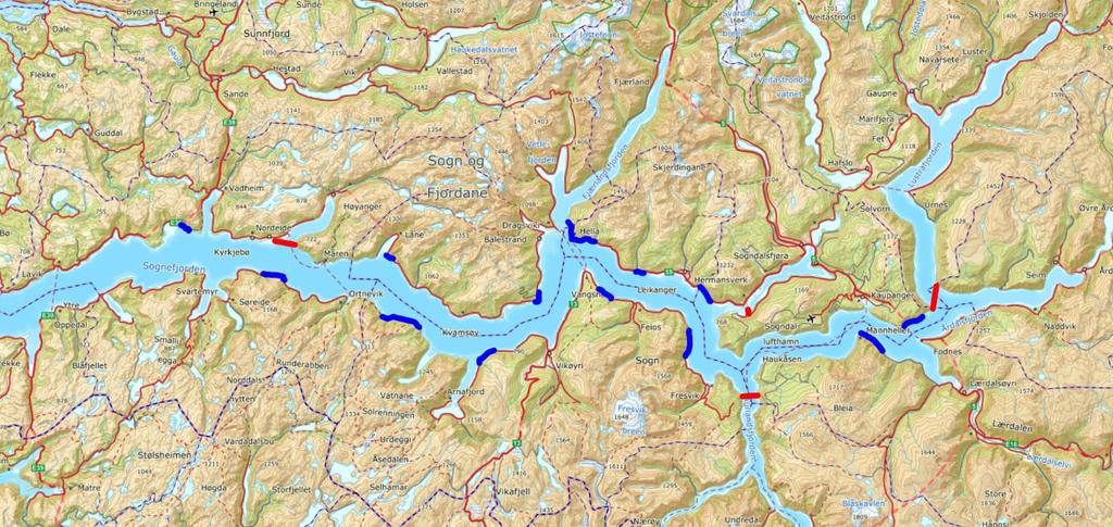 Sognefjorden Vel at Fiskeridirektoratet må vurdere om fjordane kan få strengare teinebegrensingar enn kyststrøka (sjå vedlegg).