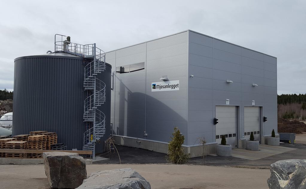 På Mjøsanlegget i Lillehammer behandles matavfall fra regionen og