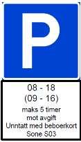 for beboere Beboere med parkeringstillatelse kan benytte avgiftsplassene hele døgnet uten å løse parkeringsbillett Alle andre må