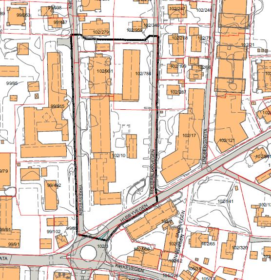 1. INNLEDNING 1.1 Bakgrunn Formålet med planarbeidet er å legge til rette for nytt helsehus i Stjørdal sentrum med tilhørende infrastruktur. Deler av eksisterende bebyggelse er planlagt revet.