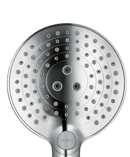 6 hansgrohe Teknologi Whirl Rain PowderRain Raindance Select S 120