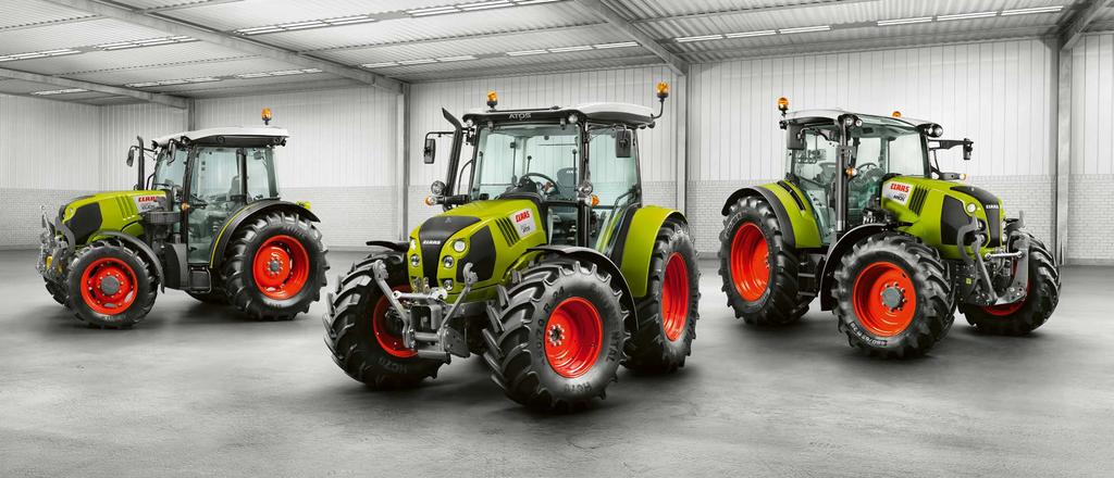 Like allsidig som deg. Traktorer opp til 140 HK. Traktorer opp til 140 HK Et overbevisende program. CLAAS tilbyr hele fire nye serier i dette segmentet.