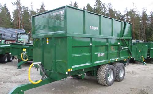 Grasshenger Bailey TAG 14 silo 27m3 Nyttelast 14 tonn. Planstr.: 540x240x210cm.