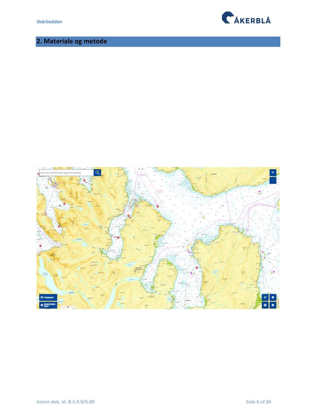 2. Materiale og metode 2.1 Område og stasjonsvalg Oppdrettslokaliteten Skårliodden ligger nordøst på Senja, på grensen mellom Gisundet og Malangen, Lenvik kommune i Troms.