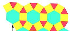 7.10.9 Flislegging med regulære sekskanter, kvadrater og likesidede trekanter. Løsningsforslag her. Tegn følgende flislegging på lignende måte som den i forrige oppgave: a. b.
