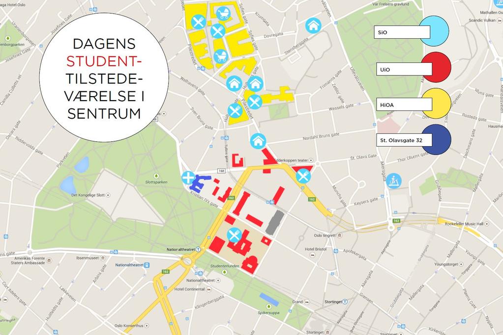 St. Olavs gate 32 som lokasjon er på bakgrunn av bostedsanalyse for studenter gjennomført av Asplan Viak (på vegne av Campusutviklings-prosjektet under Kunnskap Oslo), som viser at St.