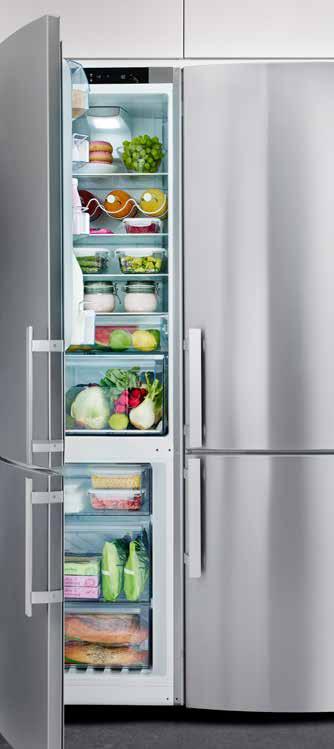 80 Frittstående Hvis du foretrekker at kjøleskapet/fryseren får litt av oppmerksomheten på kjøkkenet, så velg