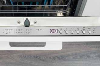 OPPVASKMASKINER Lysprikk-på-gulvet-funksjon, en liten lysstråle skinner mot gulvet når oppvaskmaskinen kjører.