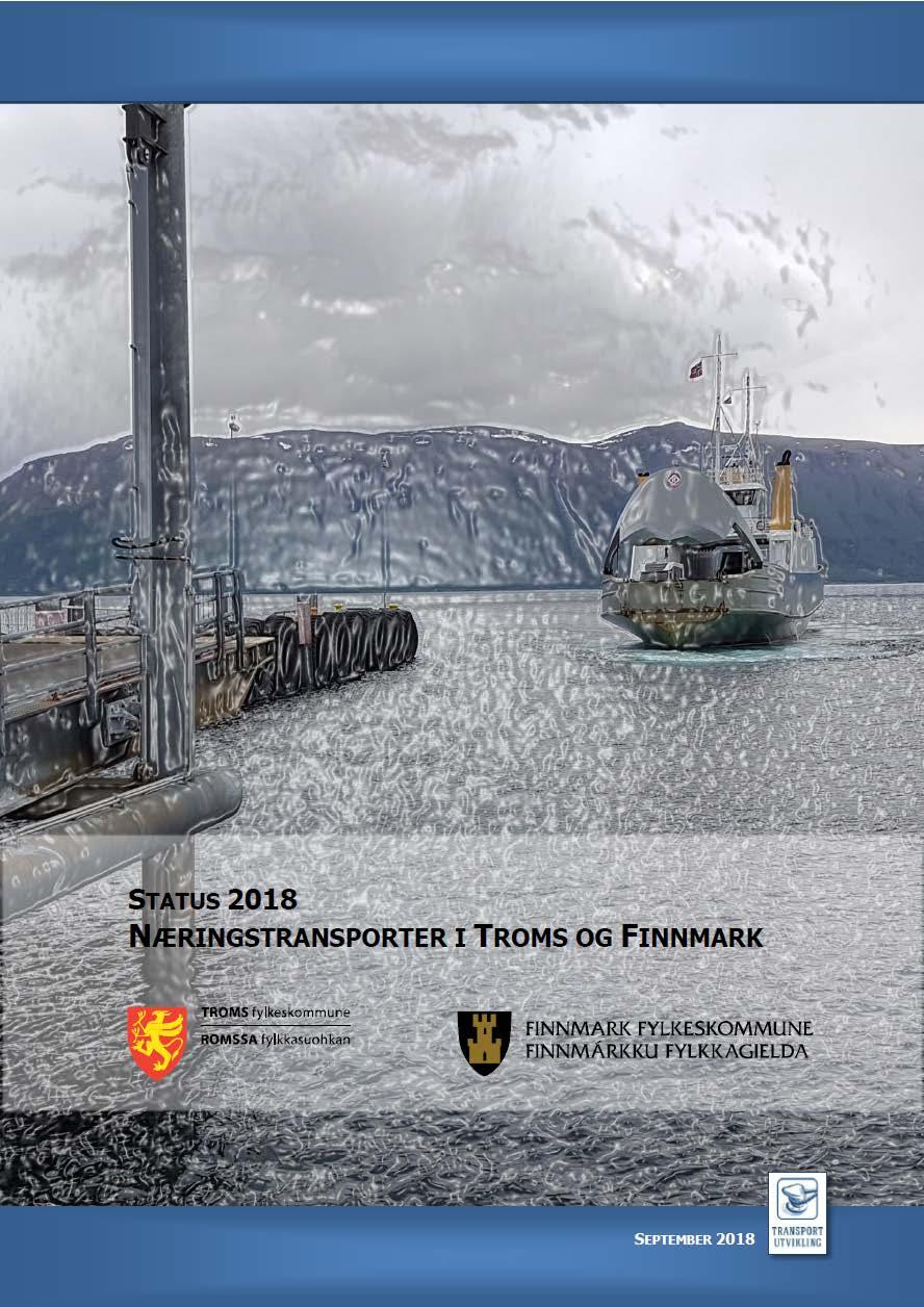 Utdrag fra «Næringstransporter i Troms og Finnmark» - Statusrapport 2018 Transportstrømmen øker både for havbruk og fangstnæringa Fylkesvegenes betydning øker Bruken av modulvogntog øker