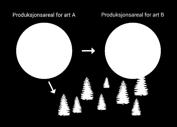 Artens produksjonsareal Produksjonsarten på sitt eget produksjonsareal skal ikke