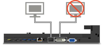 ThinkPad Pro Dock ThinkPad Ultra Dock Maksimalt tre