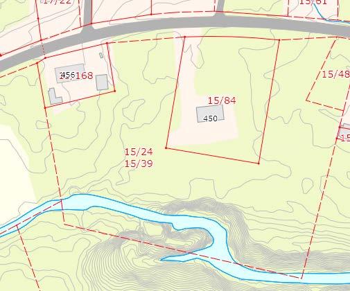 Side 4 av 9 3.2 FRA HOMMELSTADVEGEN; PUNKT 2 Her kan en samle opp vann fra ca 320 daa, inkludert nedbørfelt oppstrøms planområdet.