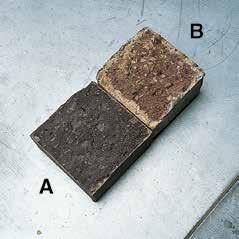 2: Beskyttelse av porøs betong med mot karbonatisering (30% med CO 2) Legging av fliser med Kerabond + Isolastic Privat terasse, Cereseto (Alessandria) - Italia Kloridinntrengning etter (UNI 9944).