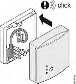 Tilbehør Lukk dekselet på den eksterne repeatern. Fig. 52: Lukk huset Trykk adapteren for strømnettet inn i en stikkontakt.