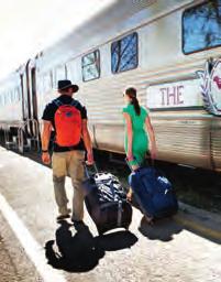 Indian Pacific Indian Pacific går mellom Perth og Sydney, en reise på 4352 kilometer, og toget bruker tre dager på å krysse kontinentet.