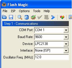 5.3.2. Download VOICE (sa FLASH MAGIC-om) Flash Magic povezuje COM port PC-a sa serijskim portom MCB2130 i obezbeñuje ISP (In- System Flash Programing) podršku za Intel HEX fajlove.