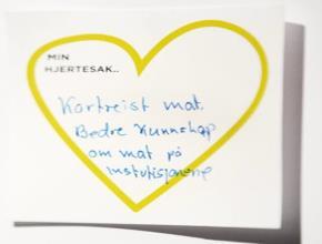 Innsatsområder Mat og måltider Ingenting slår ut lukten av nystekte vafler, nystekt juleribbe eller smaken av nylaget vegetargryte.