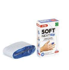 nr: 012343 Soft NEXT Blue 6 cm x 1 m Soft NEXT plasteret beskytter såret, stopper blodet og holder fremmedelementer unna -