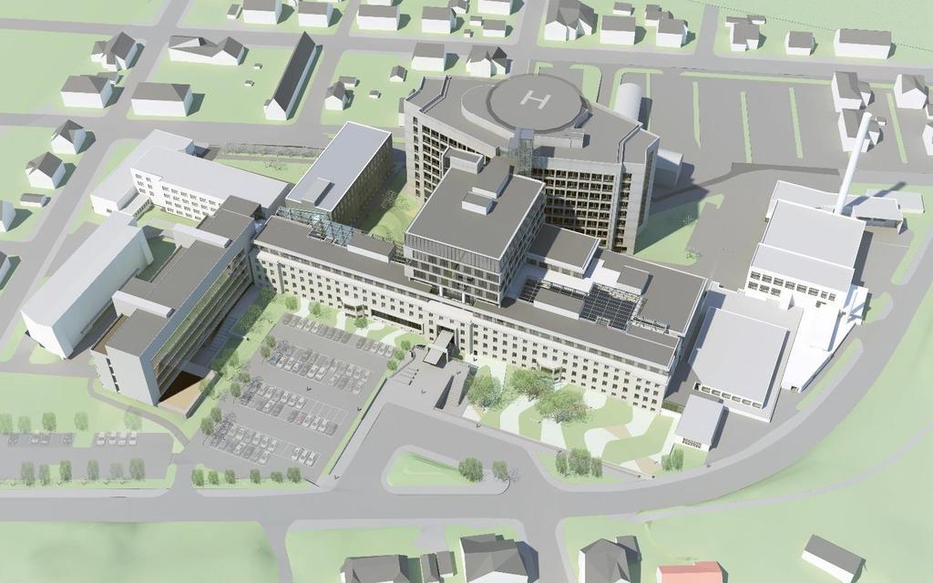 april 2018) for byggeprosjektene Nordlandssykehuset (NLSH) somatikk Bodø - byggetrinn 2, med følgeprosjekter.