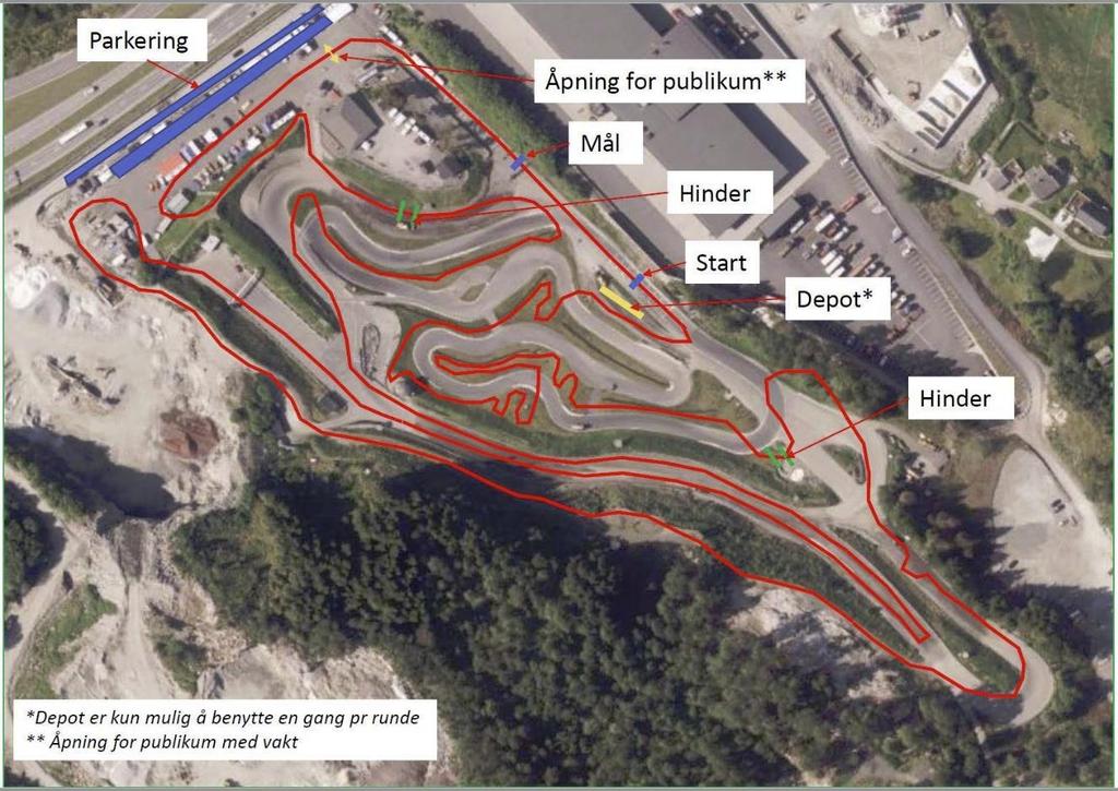 NM / UM BERGEN 2018 Løypekart og høydeprofil for NM / UM Bergen, Søndag 18.