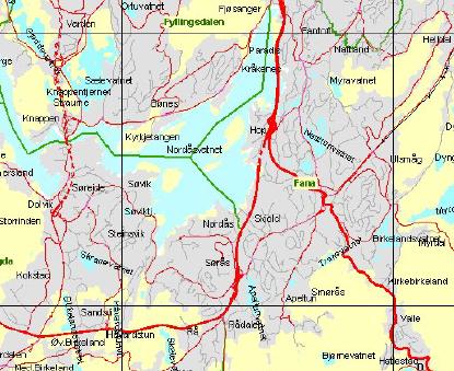 1. PLANOMRÅDET Planområdet ligger i Ytrebygda bydel i Bergen, grensende mot Fana Bydel.